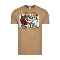 Vintage Coffee merry christmas y'all Vintage Tee - CowhideDigitalArt