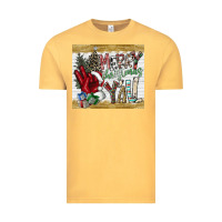 Vintage Mustard merry christmas y'all Vintage Tee - CowhideDigitalArt