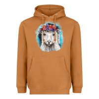 Meerkat Sunflower Sheep With Background Heavyweight Hoodie - RanaPortraitStore