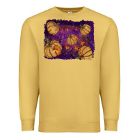Antique Gold halloween leaves tool leather backround Premium Sweatshirt - RanaPortraitStore