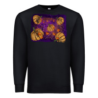 Black halloween leaves tool leather backround Premium Sweatshirt - RanaPortraitStore
