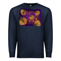 Navy halloween leaves tool leather backround Premium Sweatshirt - RanaPortraitStore