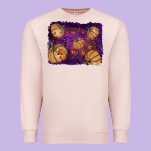 Halloween Leaves Tool Leather Backround Premium Sweatshirt Designed By Ranaportraitstore