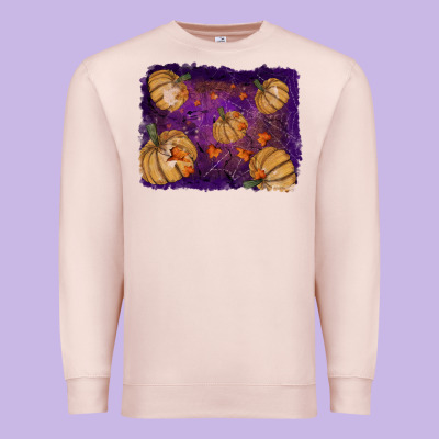 Halloween Leaves Tool Leather Backround Premium Sweatshirt Designed By Ranaportraitstore