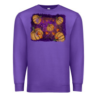 Purple halloween leaves tool leather backround Premium Sweatshirt - RanaPortraitStore
