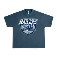 Midnight Navy worcester railers Urban Heavy Tee - DesigneFamous
