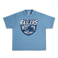 Pebble Blue worcester railers Urban Heavy Tee - DesigneFamous