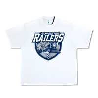 White worcester railers Urban Heavy Tee - DesigneFamous