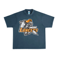 Midnight Navy omaha lancers Urban Heavy Tee - DesigneFamous