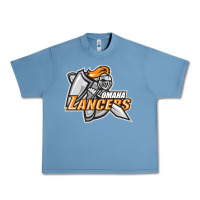 Pebble Blue omaha lancers Urban Heavy Tee - DesigneFamous