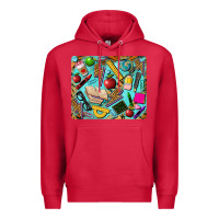 Cardinal teacher mousepad Premium Hoodie - BarkalooDesign