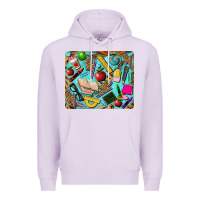 Lilac teacher mousepad Premium Hoodie - BarkalooDesign