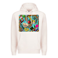 Pale Pink teacher mousepad Premium Hoodie - BarkalooDesign