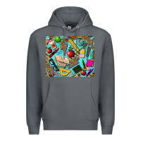 Rock teacher mousepad Premium Hoodie - BarkalooDesign