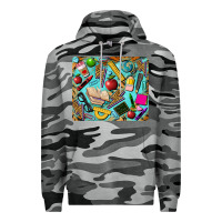 Slate Camo teacher mousepad Premium Hoodie - BarkalooDesign