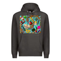 Smoke teacher mousepad Premium Hoodie - BarkalooDesign