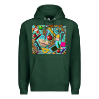 Sports Green teacher mousepad Premium Hoodie - BarkalooDesign
