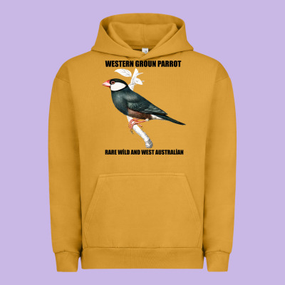 Western Ground Parrot Rare Wild And West Australia Urban Hoodie Designed By Bettercallsaul