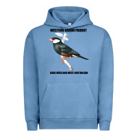 Pigment Pebble Blue Western Ground Parrot Rare Wild And West Australia Urban Hoodie - Bettercallsaul
