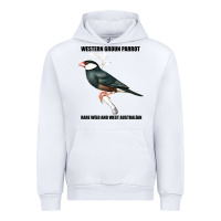 White Western Ground Parrot Rare Wild And West Australia Urban Hoodie - Bettercallsaul