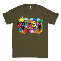 Army Green Autism accept understand love Classic Tee - FaDigitalArtStudio