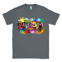 Charcoal Heather Autism accept understand love Classic Tee - FaDigitalArtStudio