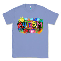 Colony Blue Autism accept understand love Classic Tee - FaDigitalArtStudio