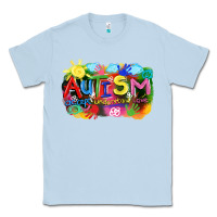 Dusty Blue Autism accept understand love Classic Tee - FaDigitalArtStudio
