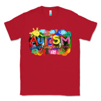 Red Autism accept understand love Classic Tee - FaDigitalArtStudio