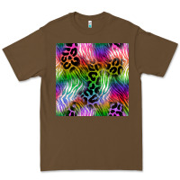 Cacao neon safari seamless pattern 2 Premium Tee - BundleAndBundleShop