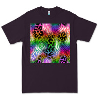 Plum neon safari seamless pattern 2 Premium Tee - BundleAndBundleShop