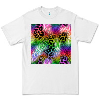 White neon safari seamless pattern 2 Premium Tee - BundleAndBundleShop