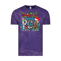 Cloud Purple Santas Favorite PCA Patient Care Assistant Vintage Tee - CowhideDigitalArt
