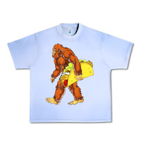 Grape Ice bigfoot carrying taco Urban Heavy Tee - DesigneFamous