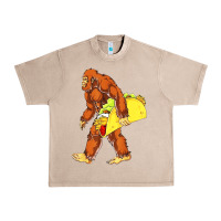 French Oak bigfoot carrying taco Urban Heavy Tee - DesigneFamous