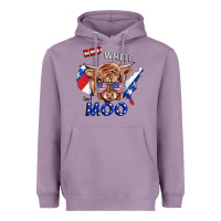 Lavender Red White And Moo Cow Heavyweight Hoodie - RanaPortraitStore