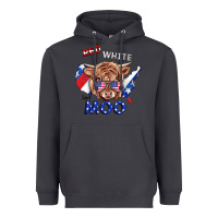 Smoke Red White And Moo Cow Heavyweight Hoodie - RanaPortraitStore