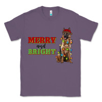 Lavender merry and bright german shepherd Classic Tee - RanaPortraitStore