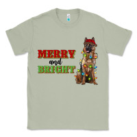 Matcha merry and bright german shepherd Classic Tee - RanaPortraitStore