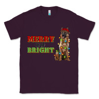 Plum merry and bright german shepherd Classic Tee - RanaPortraitStore