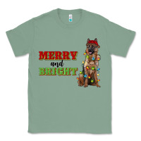 Sage merry and bright german shepherd Classic Tee - RanaPortraitStore