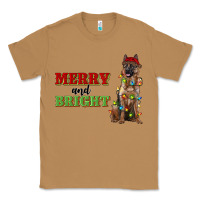 Toasted Coconut merry and bright german shepherd Classic Tee - RanaPortraitStore