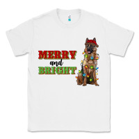 White merry and bright german shepherd Classic Tee - RanaPortraitStore
