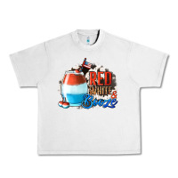 Lunar Rock Red White  Booze With Cowhide Background Urban Heavy Tee - Jasminsmagicworld
