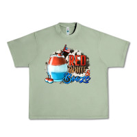 Oil Green Red White  Booze With Cowhide Background Urban Heavy Tee - Jasminsmagicworld