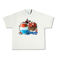 Pistachio Red White  Booze With Cowhide Background Urban Heavy Tee - Jasminsmagicworld