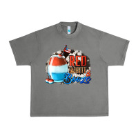 Tornado Red White  Booze With Cowhide Background Urban Heavy Tee - Jasminsmagicworld