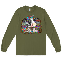 Army Green autism awareness2 Long Sleeve Tee - SublimationCraftShop