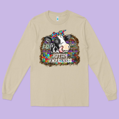 Autism Awareness2 Long Sleeve Tee Designed By Sublimationcraftshop
