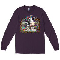 Plum autism awareness2 Long Sleeve Tee - SublimationCraftShop